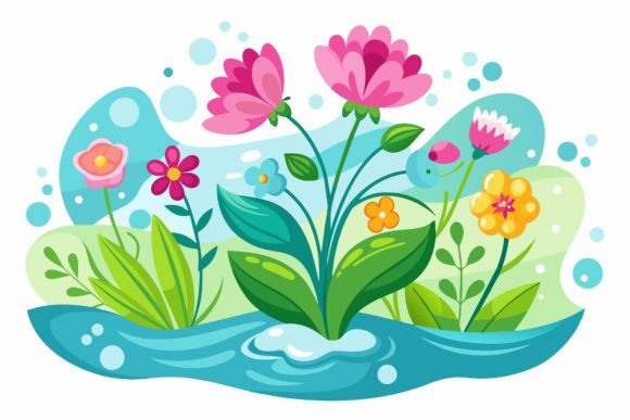 Floral Graphics for Crafting