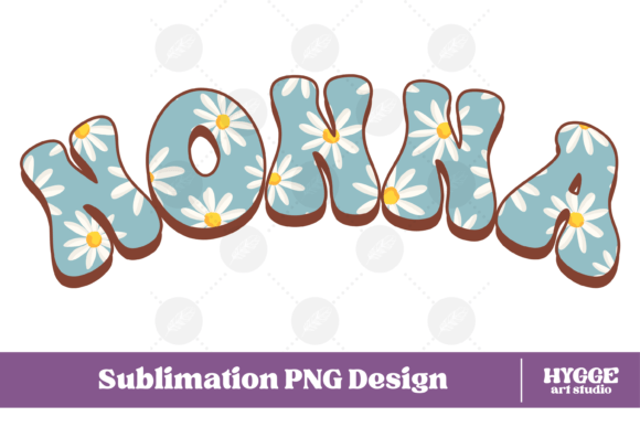 Nonna Png Flowers Mothers Day Daisy Png for Brand Design